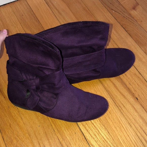 Purple booties - Picture 2 of 3